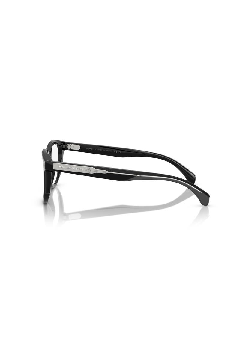 Moncler 52mm Square optical glasses, Alternate, color, Black