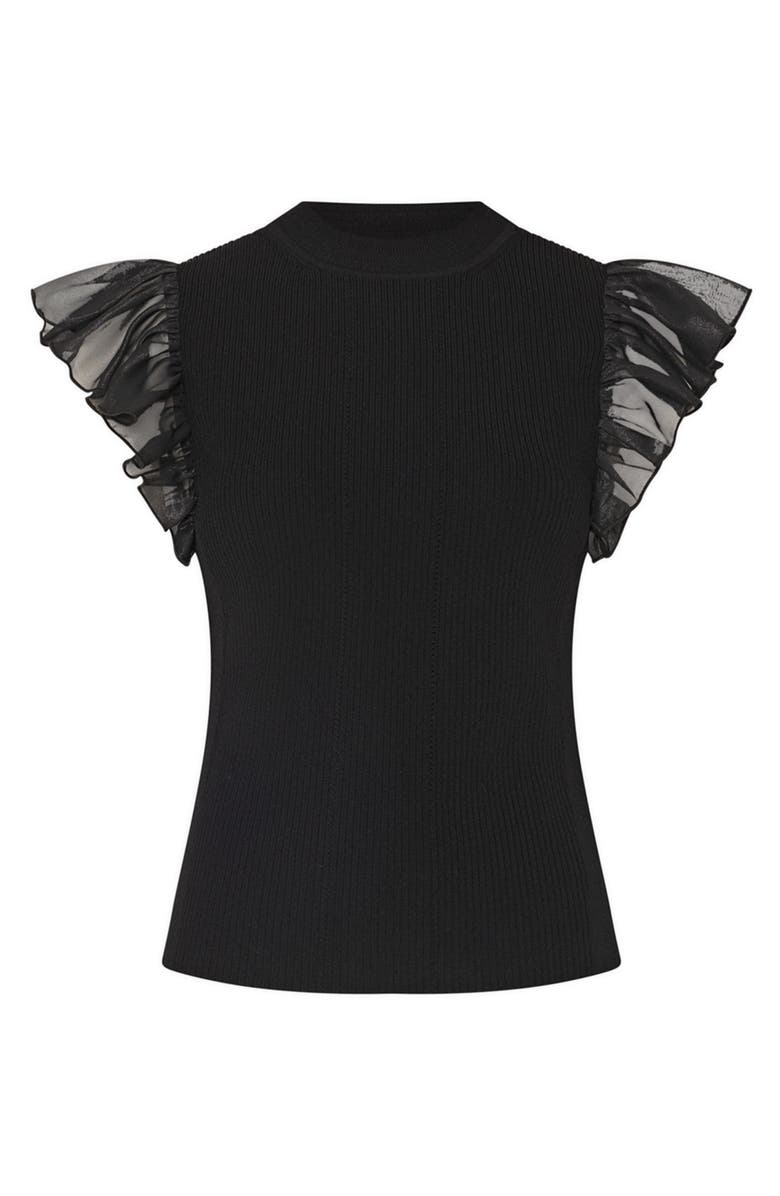 Milly Chiffon Flutter Sleeve Top, Alternate, color, 