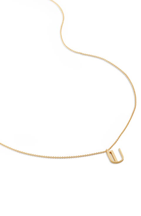 Initial Pendant Necklace