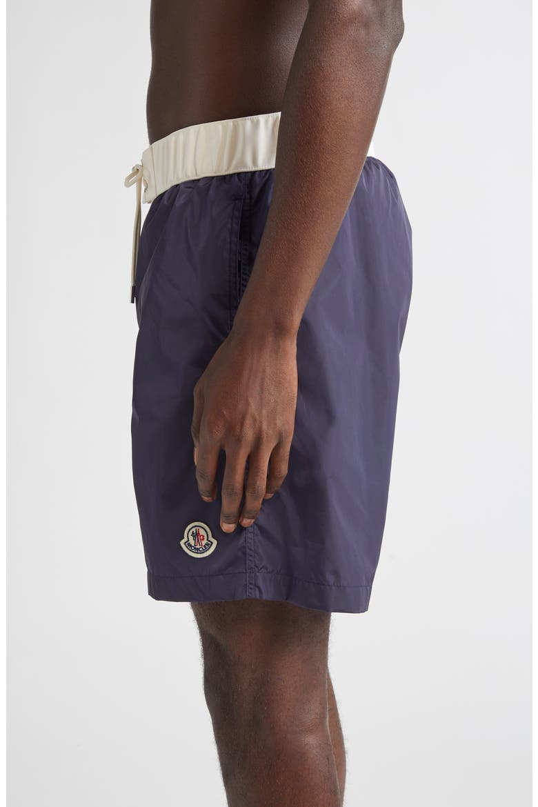 Logo Patch Swim Trunks, Alternate, color, INKLING