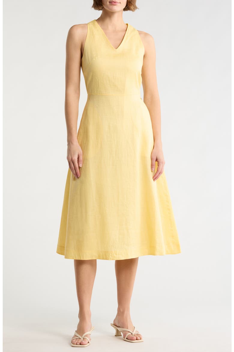 Daisco Sleeveless Midi Dress, Main, color, BT YL