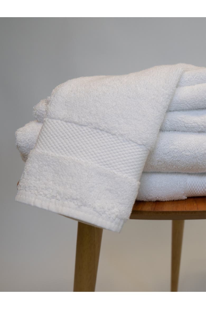 Organic Cotton Towel Set of 6, Alternate, color, WHITE