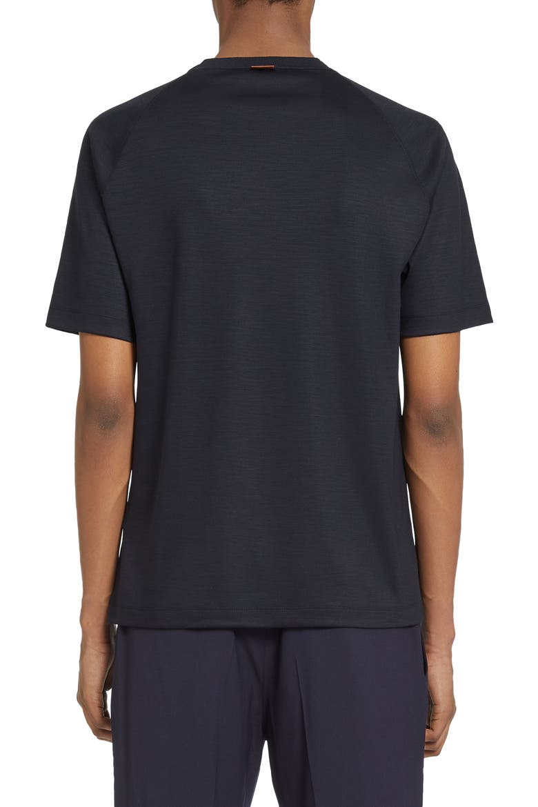 High Performance™ Short Sleeve Wool T-Shirt, Alternate, color, NAVY