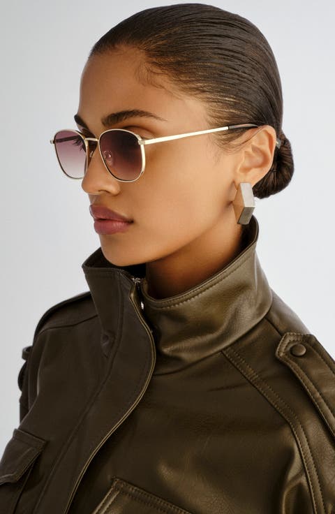 Neptune Deux 52mm Gradient Square Sunglasses