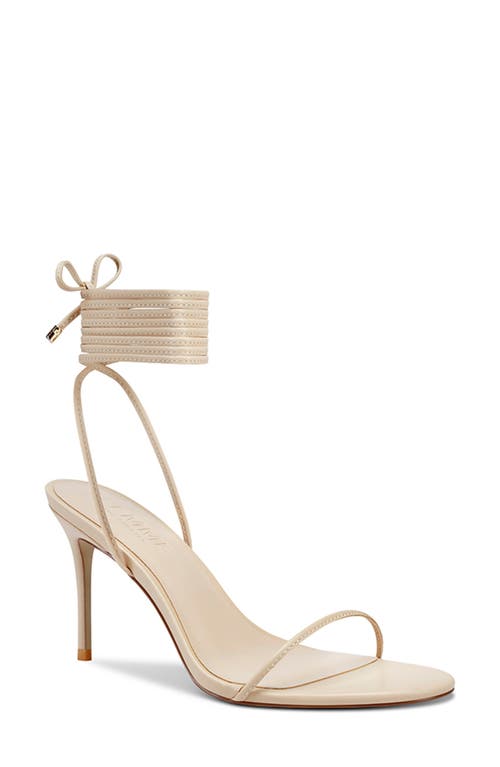 Femme La 3.0 Barely There Ankle Wrap Sandal In Neutral