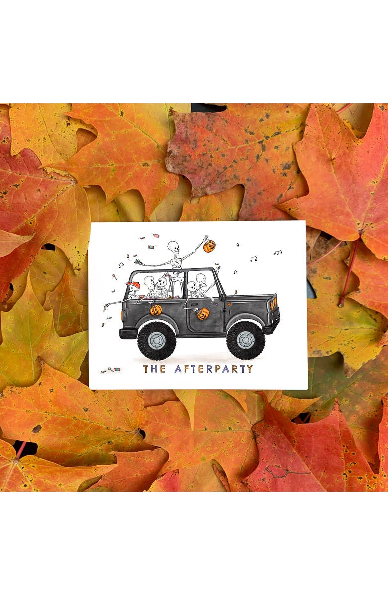 Ramus & Co Pumpkin Dress Up, The Afterparty, Witchy Fall/Autumn Greeting Card Pack Sets, Alternate, color, Multi-Pack