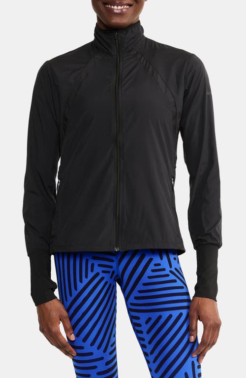 Craft Adv Essence Wind Jacket In Black