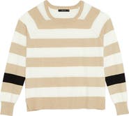 DELUC Tavira Stripe Crewneck Sweater