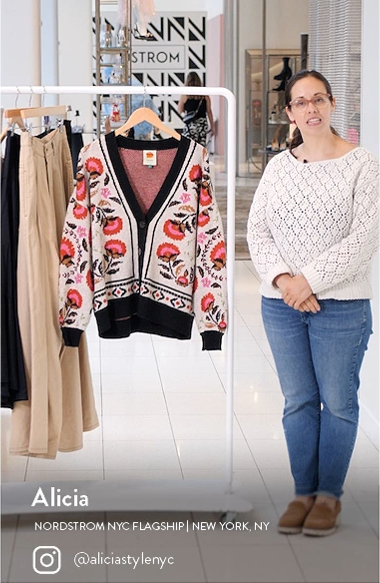 Palms Paradise Jacquard Cardigan, sales video thumbnail