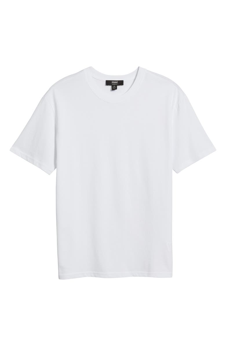 Mavi Jeans Crewneck T-Shirt, Alternate, color, White