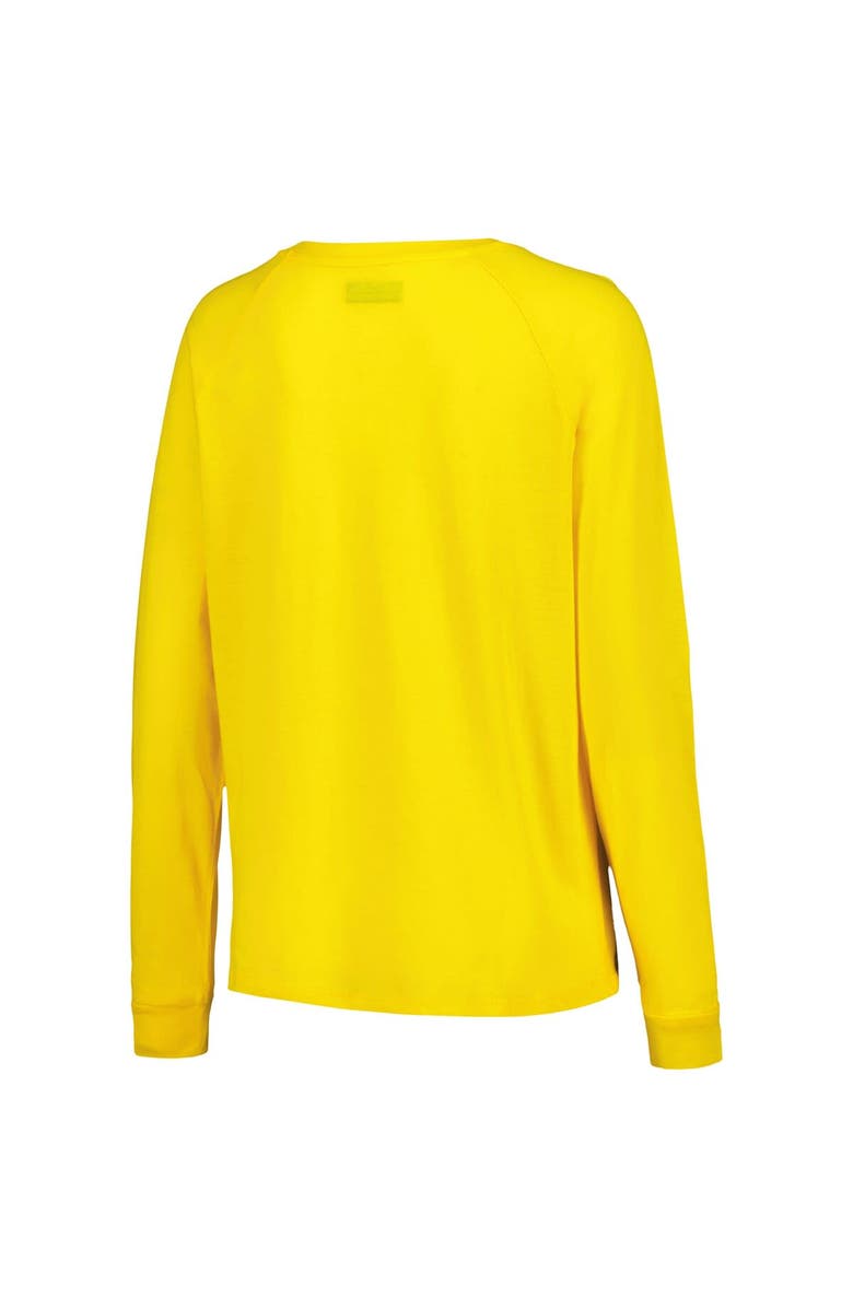 CONCEPTS SPORT Women's Concepts Sport Burgundy/Gold Washington Commanders Raglan Long Sleeve T-Shirt & Shorts Lounge Set, Alternate, color, 