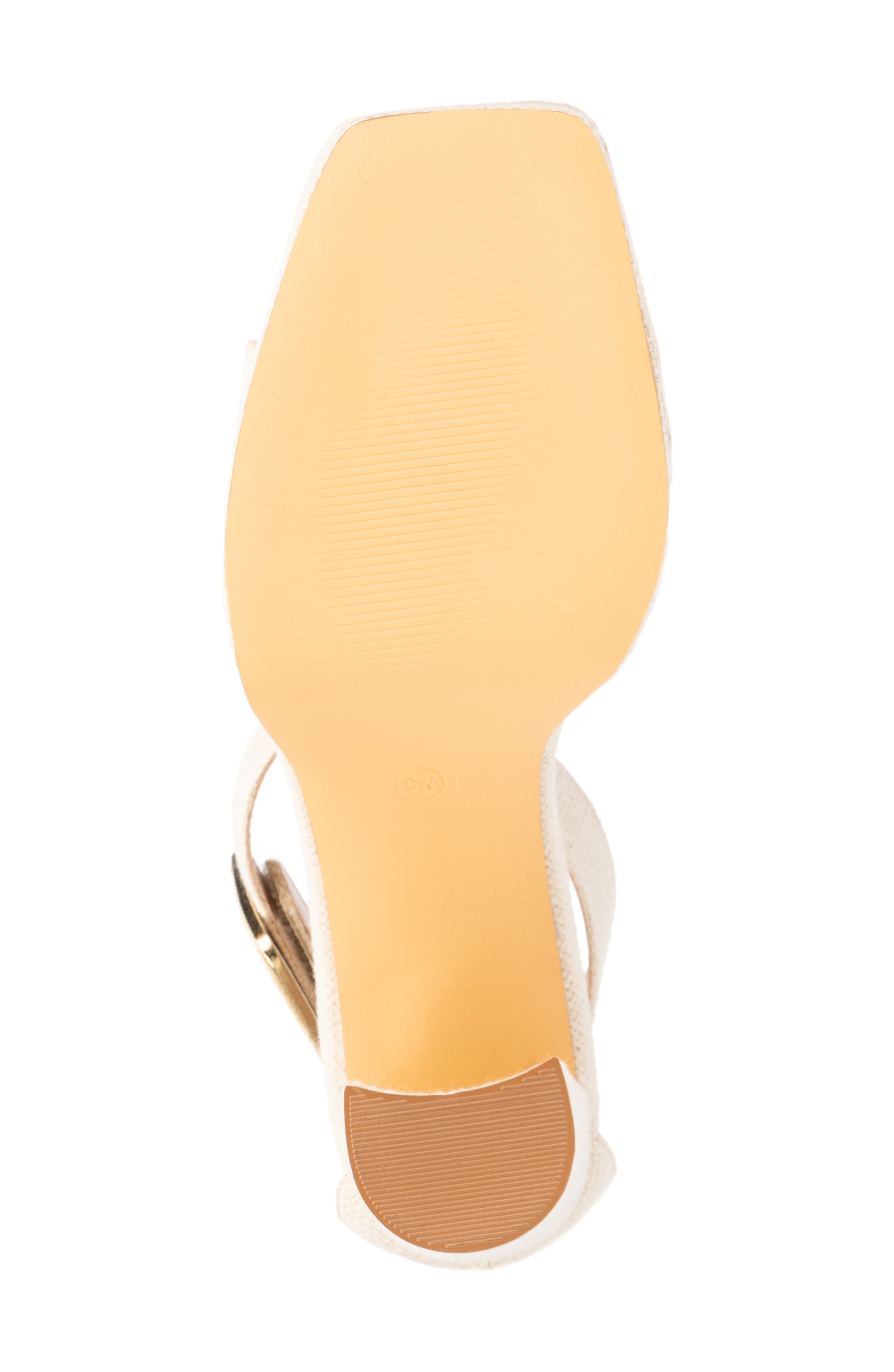 Fashion to Figure Layla Platform Heeled Sandal - Wide Width, Alternate, color, Natural