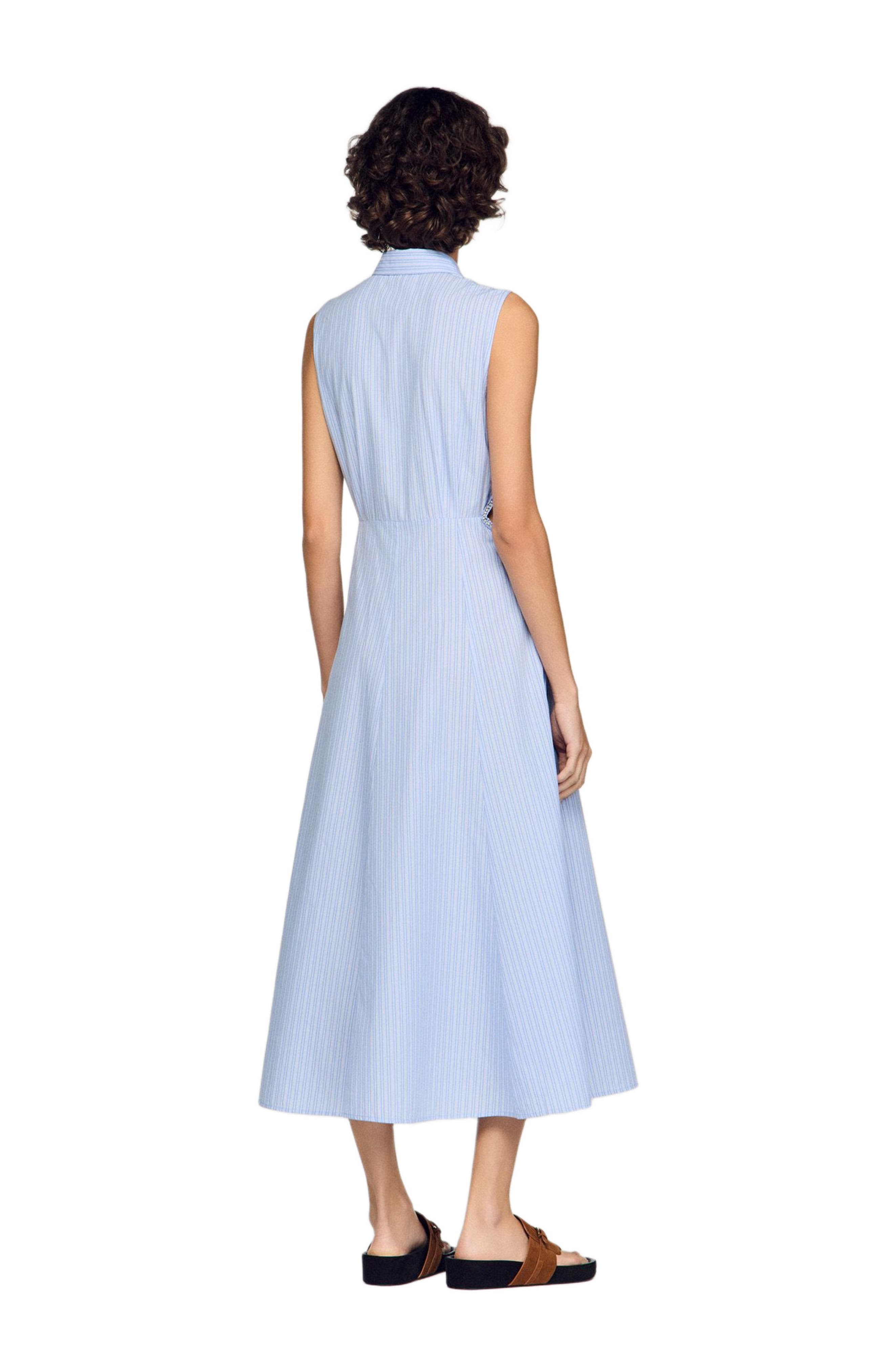 Striped cotton maxi dress - image 2