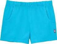 CITY THREADS Girls Soft 100% Cotton UPF 50+ Jersey Pocket Shorts