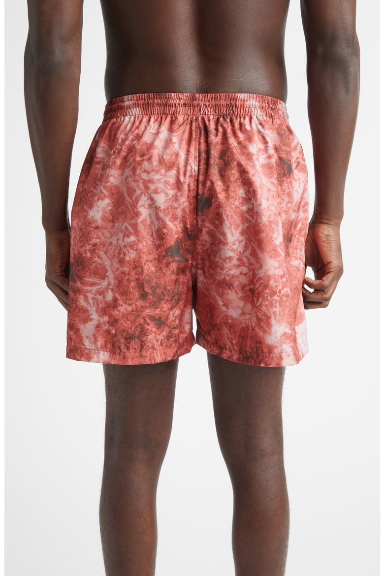 Ingo Swim Trunks, Alternate, color, ACID RED