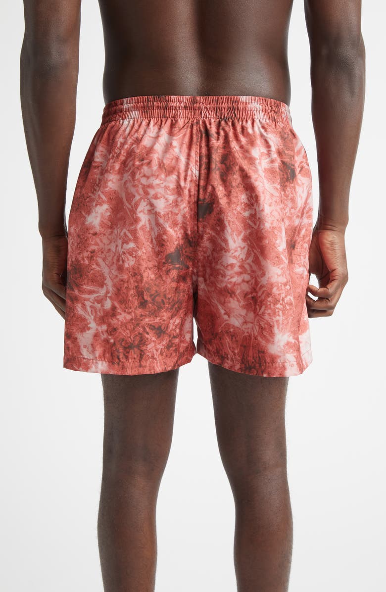 STOCKHOLM SURFBOARD CLUB Ingo Swim Trunks, Alternate, color, Acid Red