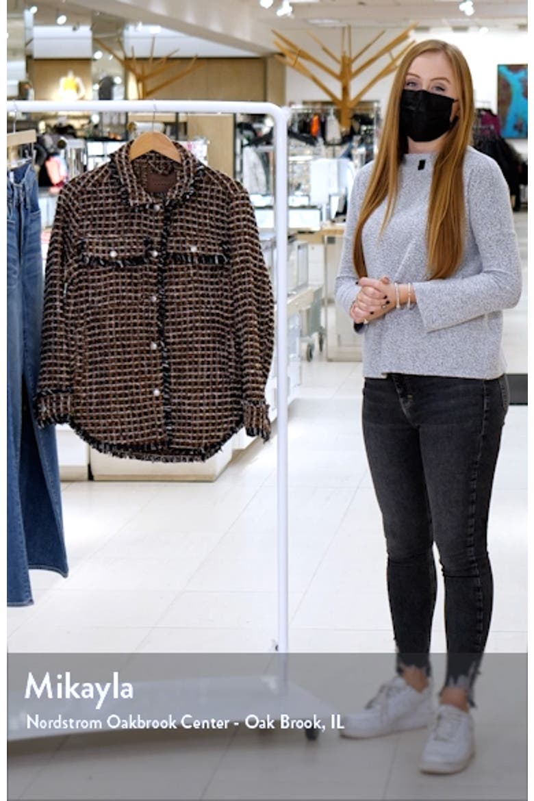 Plaid Tweed Shirt Jacket video
