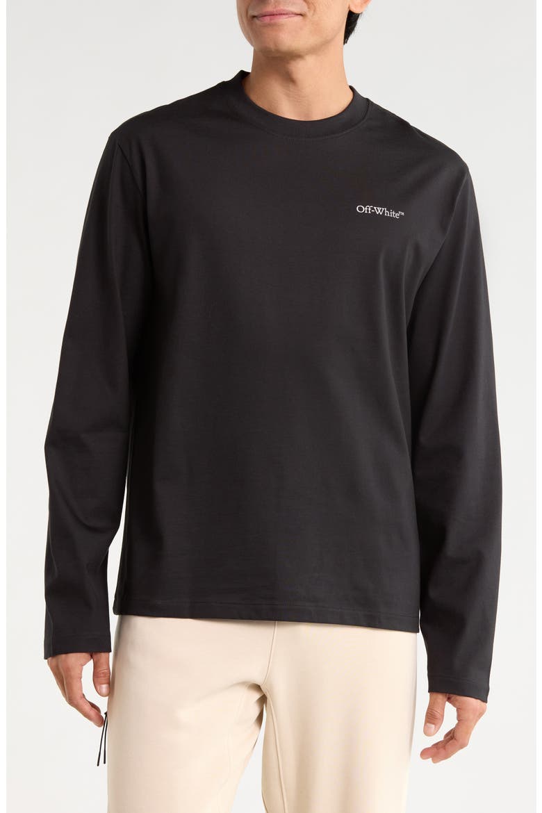 Skate Fit Cloud Arrow Long Sleeve T-Shirt, Main, color, BLACK