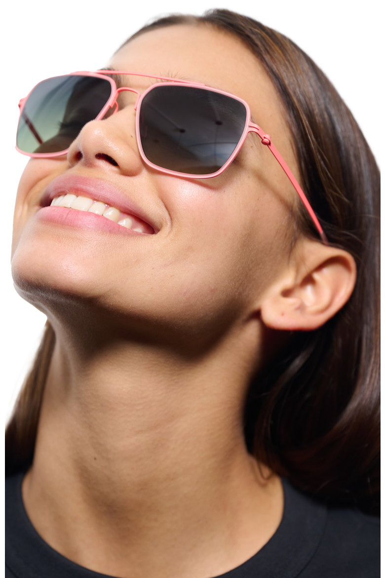 694 Sunglasses, Alternate, color, Fluoro Orange