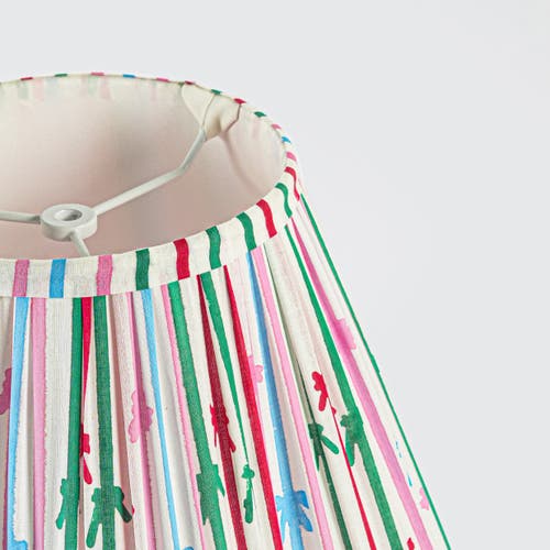 Mela Artisans Bellebow Handblocked Lampshade In Multi