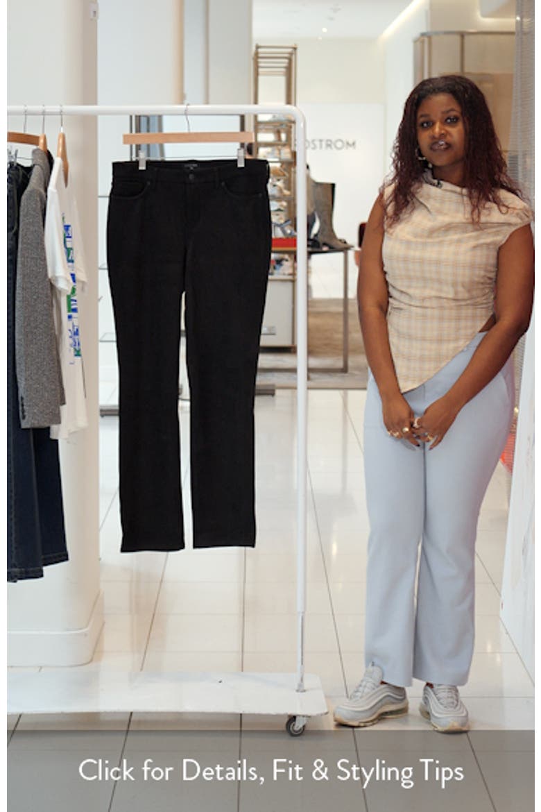 Marilyn Straight Leg Faux Suede Pants video