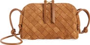 Bottega Veneta Concert Intrecciato Suede Crossbody Pouch
