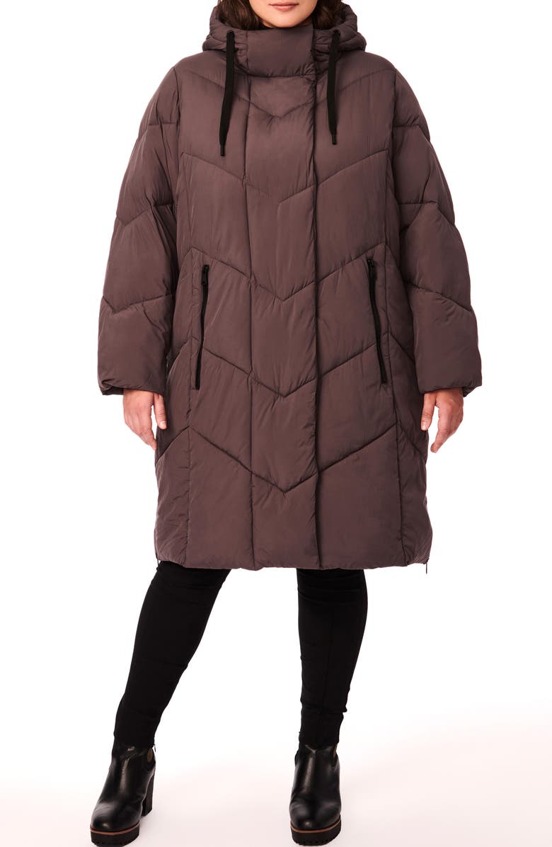 Bernardo Hooded Puffer Coat, Main, color, 