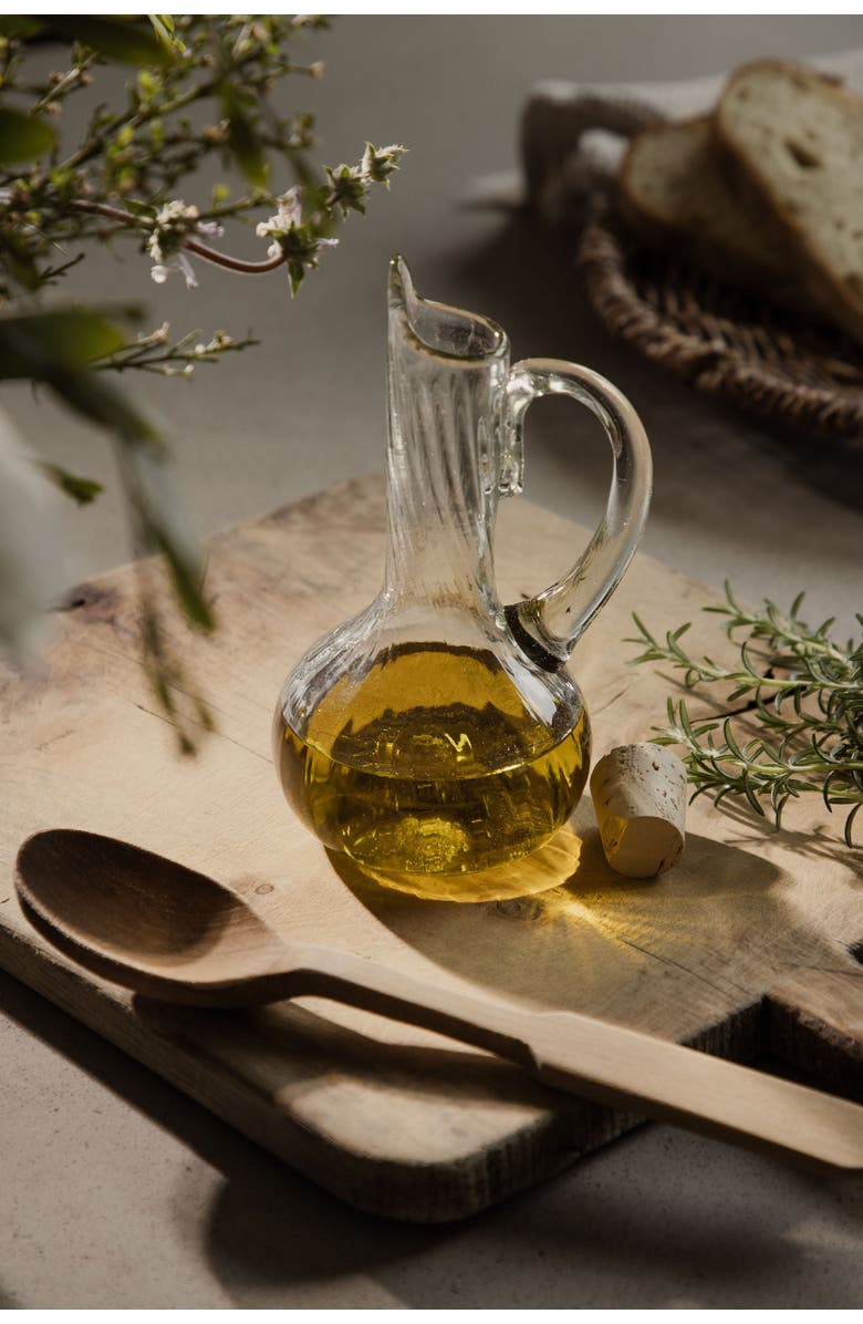 Villa Lua Home Handblown Glass Cruet, Alternate, color, Clear