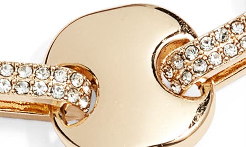 Open Edit Crystal Statement Collar Necklace In Gold