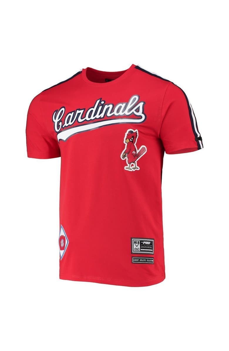 PRO STANDARD Men's Pro Standard Red/ St. Louis Cardinals Taping T-Shirt, Alternate, color, Red