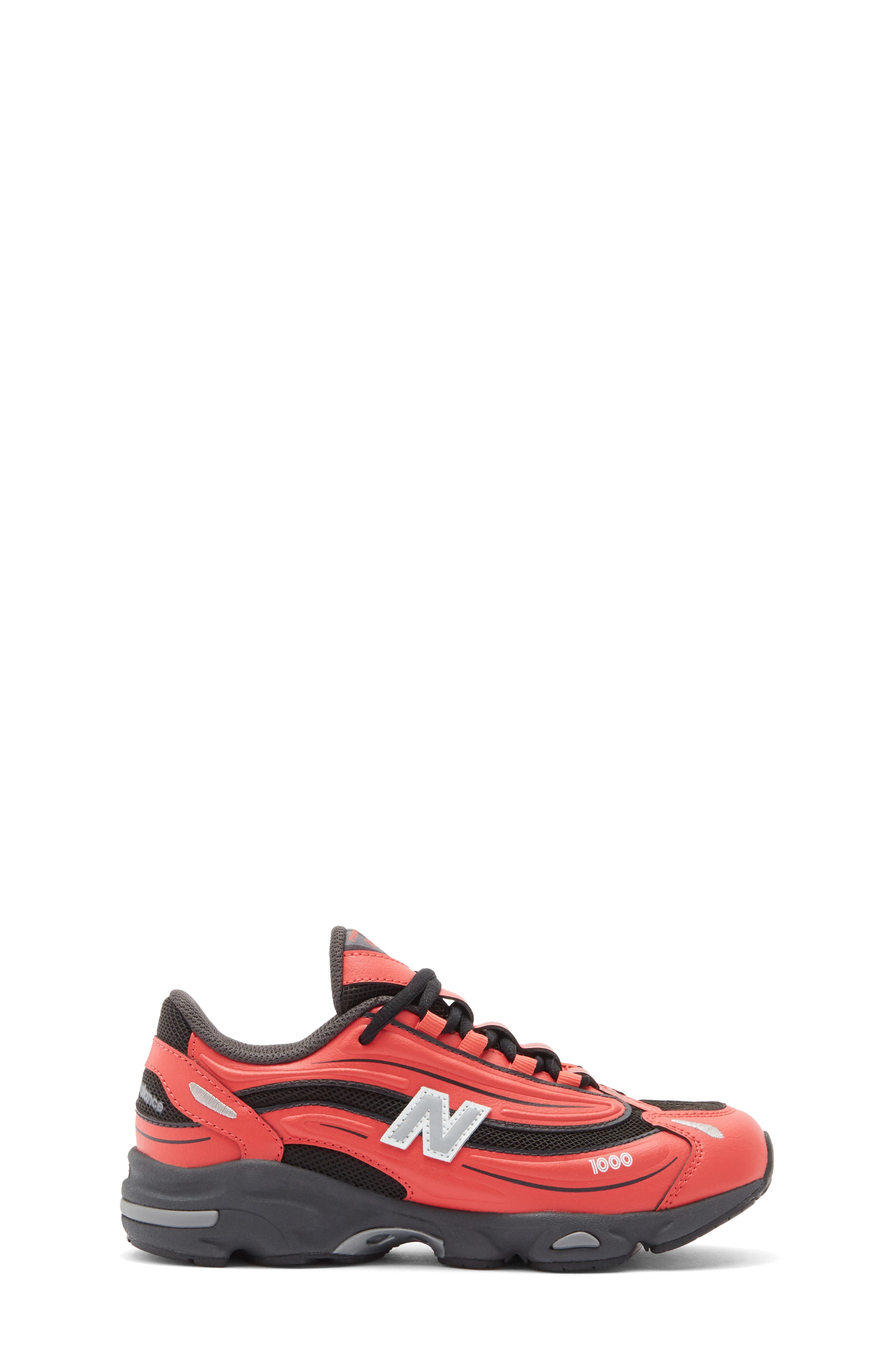 Kids' 1000 Sneaker, Alternate, color, BLAST RED/ BLACK CEMENT