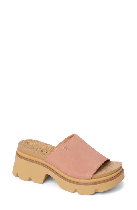 Vista Luxe Evie Platform Slide Sandal (Women)