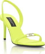 PHILIPP PLEIN High Heels Sandals Fluo Hexagon Women