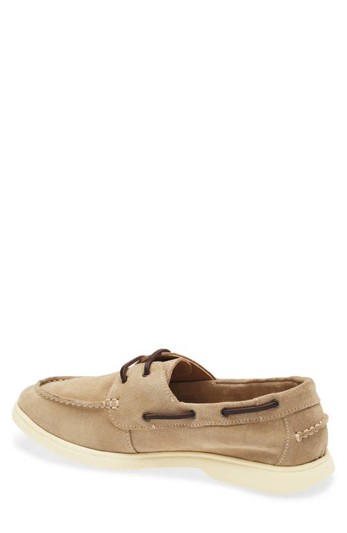 Steve Madden Crosbe Moc Toe Boat Sneaker In Neutral
