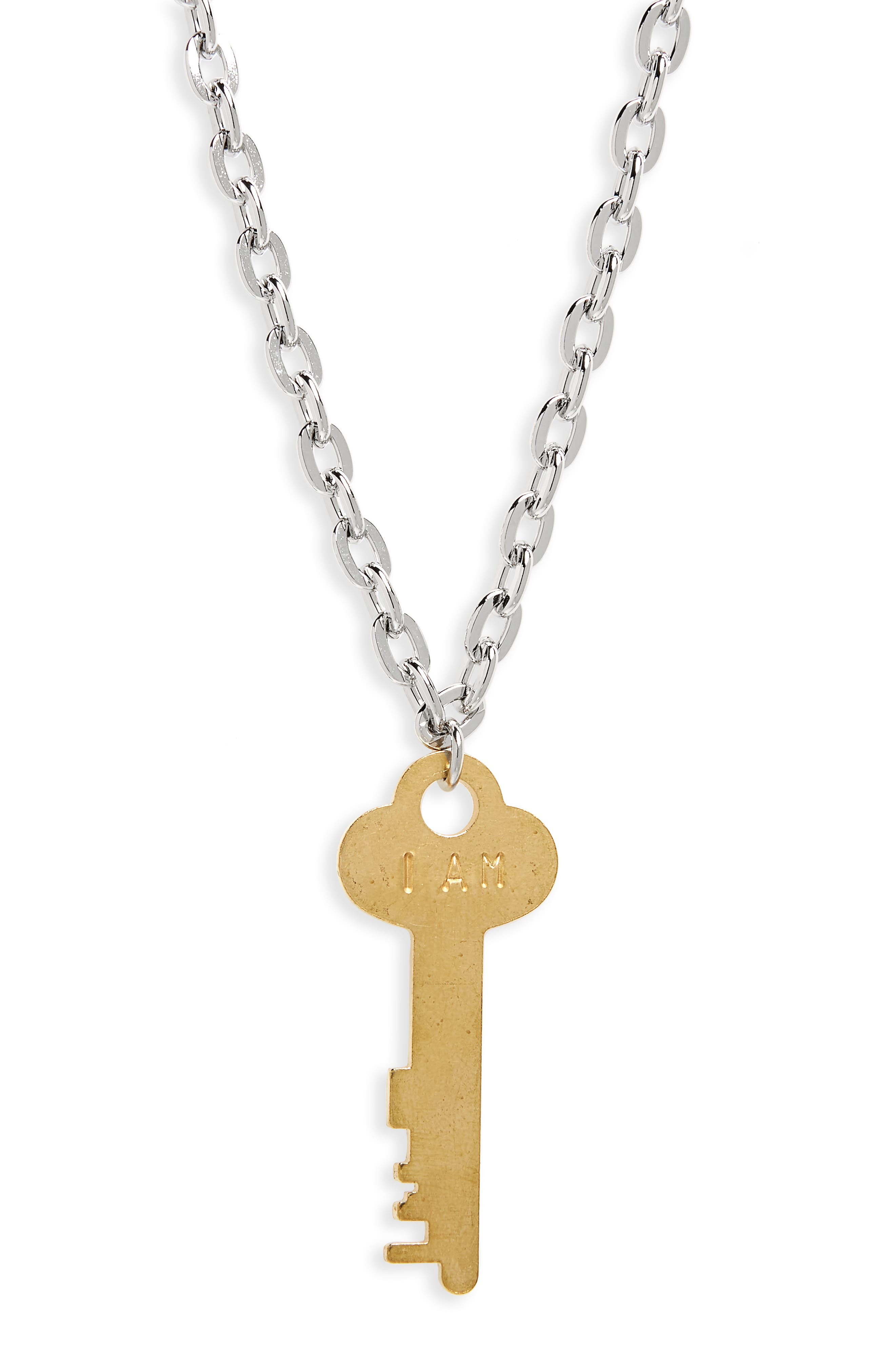 The Giving Keys I Am Grateful Key Charm Necklace (Women) | Nordstrom