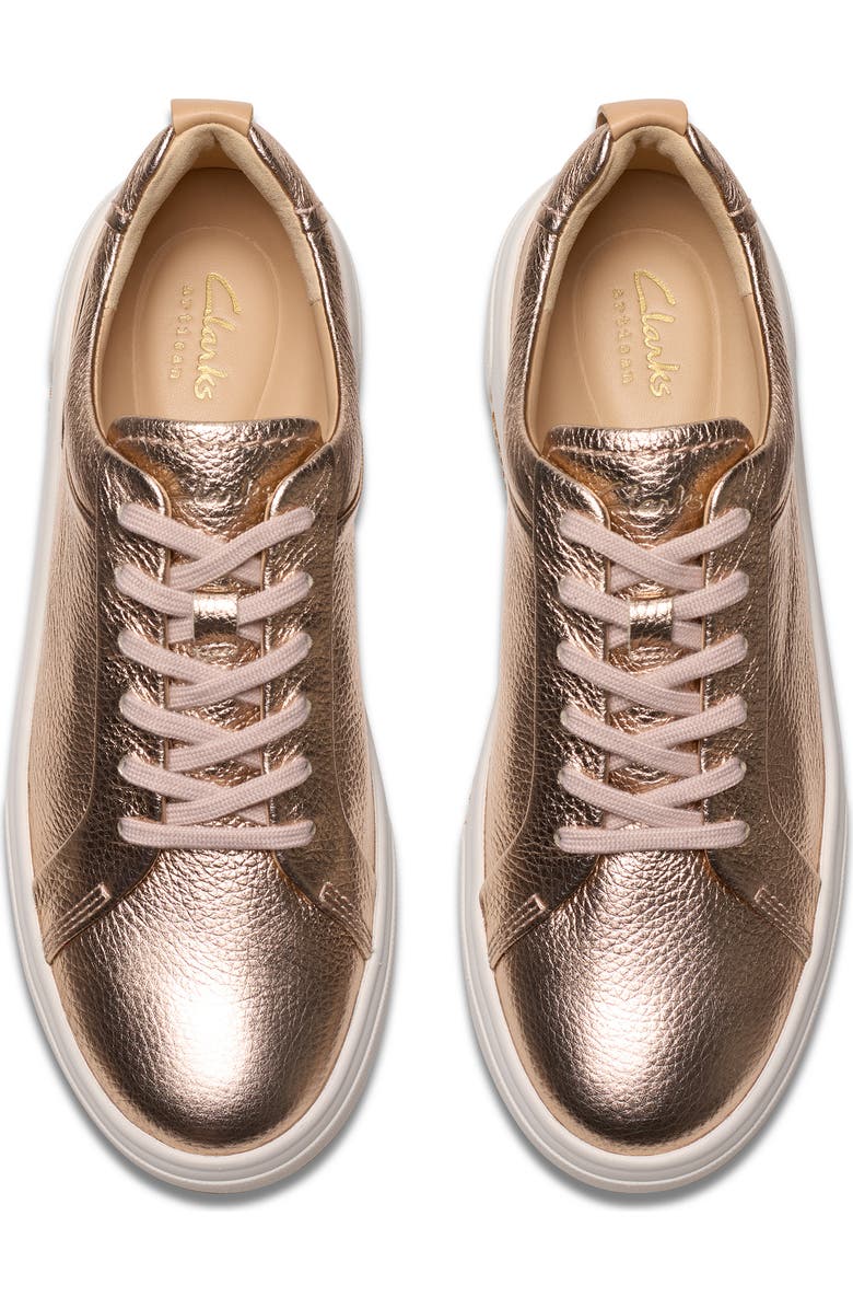 Clarks<sup>®</sup> Hollyhock Walk Sneaker, Alternate, color, Copper Metallic