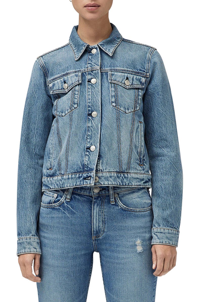 rag & bone Nico Denim Trucker Jacket, Main, color,