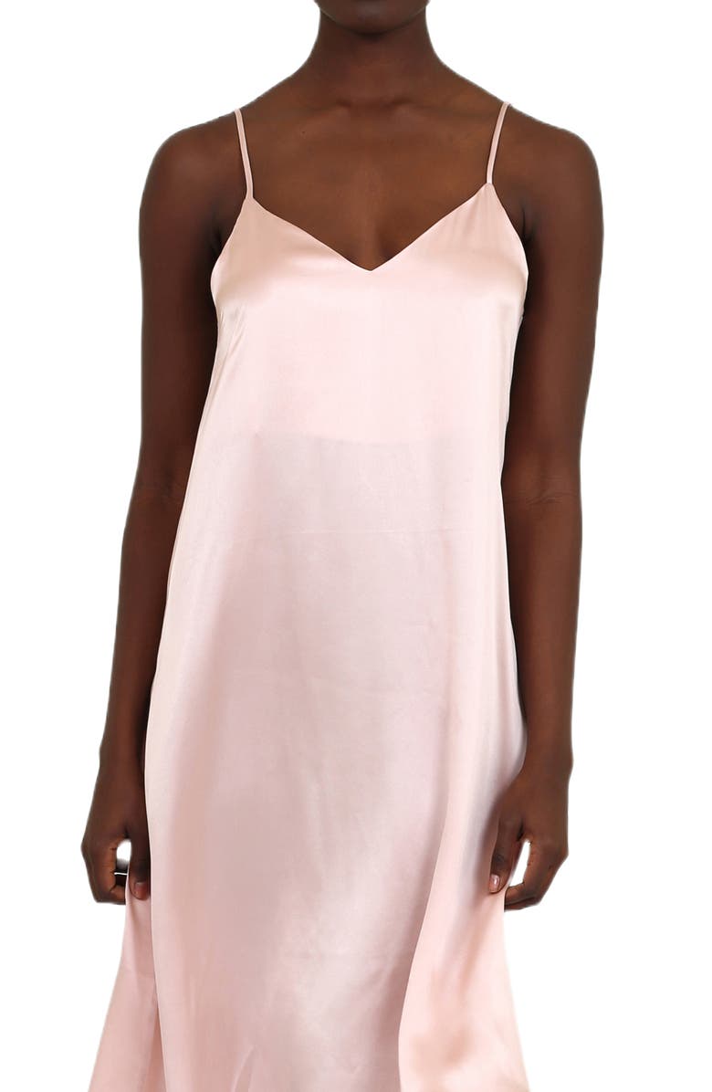 Papinelle Pure Silk Slip Nightgown, Alternate, color, Papinelle Pink