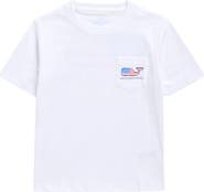 vineyard vines Kids' Flag Whale Pocket Graphic T-Shirt