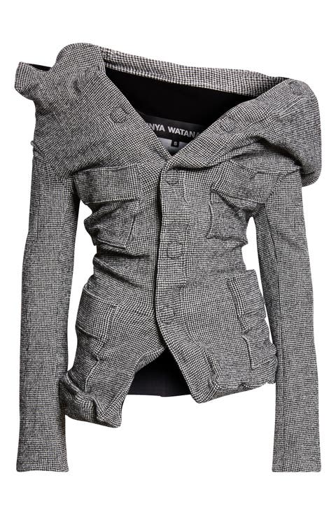 Twisted Wool Blend Jacket
