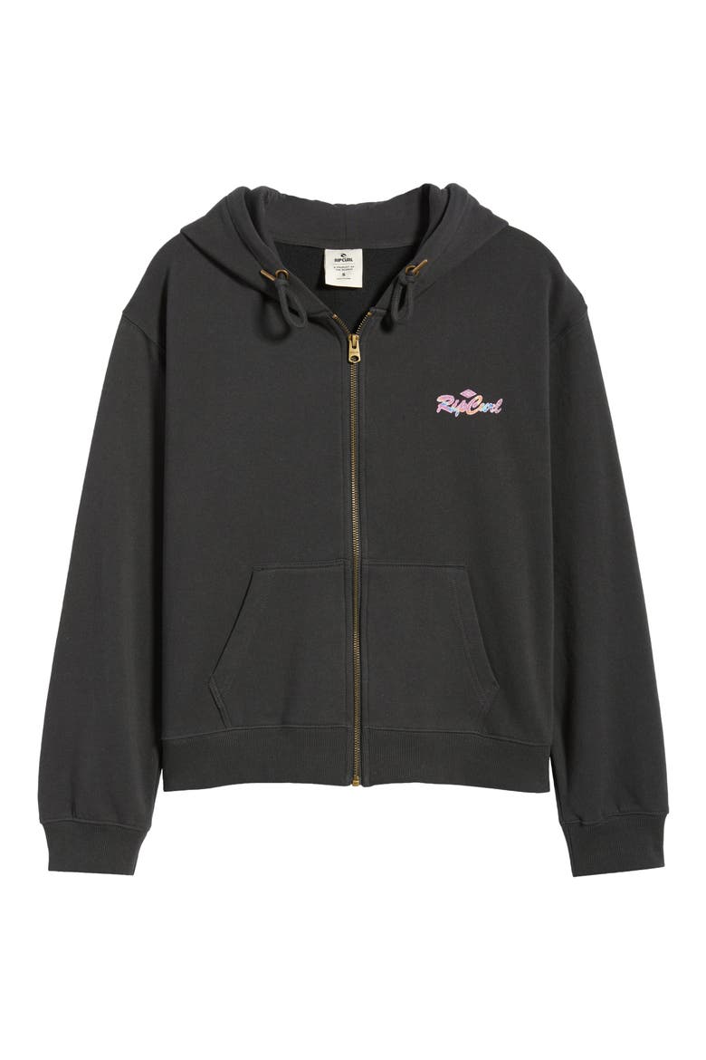 Lay Day Relaxed Cotton Blend Hoodie, Alternate, color, WASHED BLACK