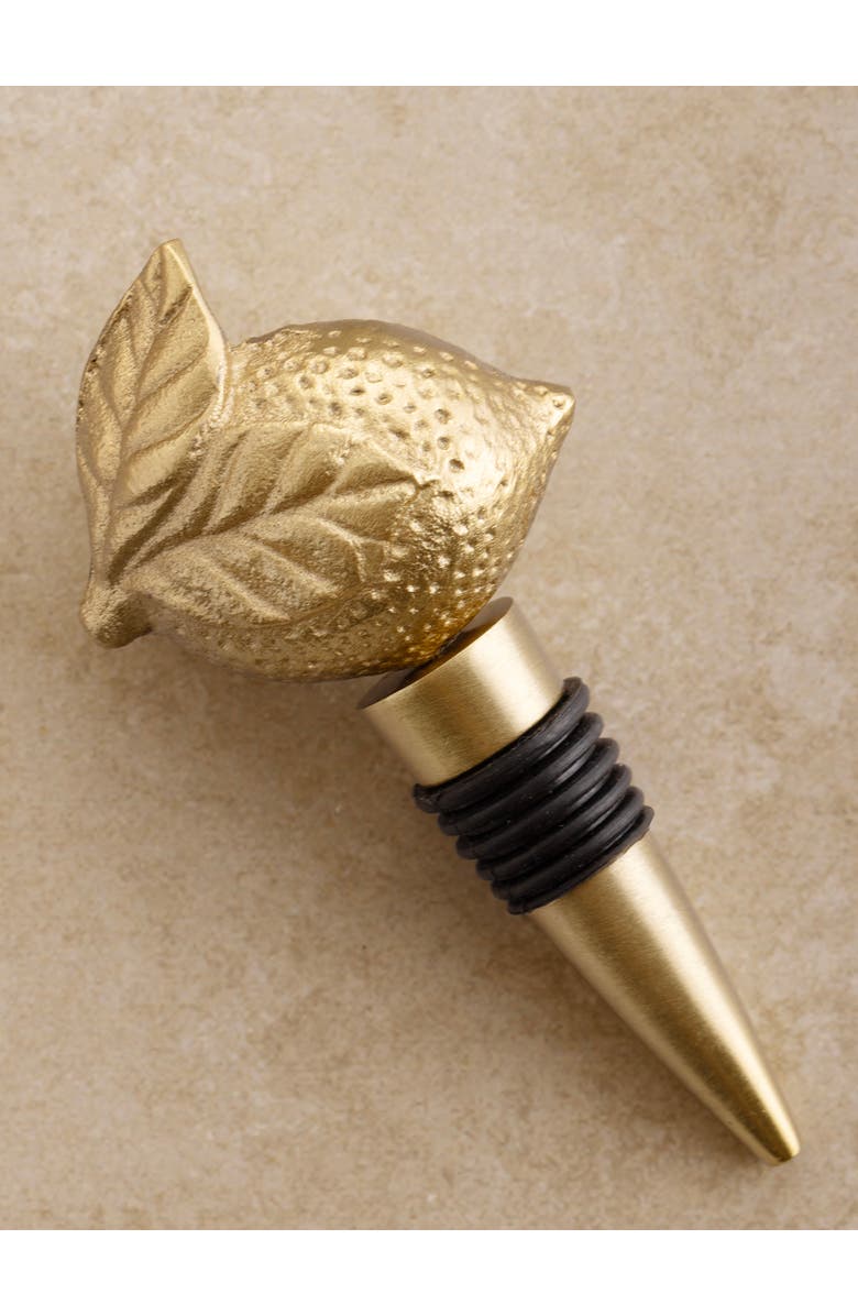 GAURI KOHLI Bergen Wine Bottle Stopper, Main, color, 