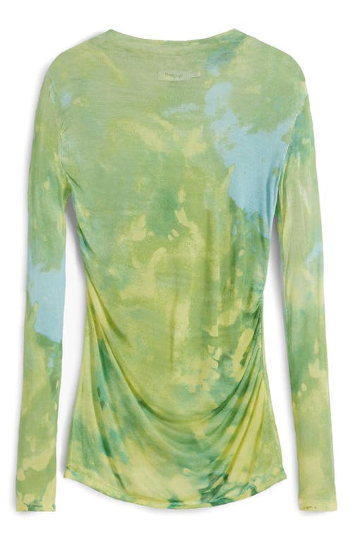 Desigual Mock Neck Sweater In Yellow