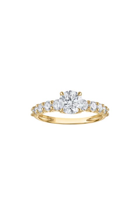 14K Gold Lab Grown Diamond Ring