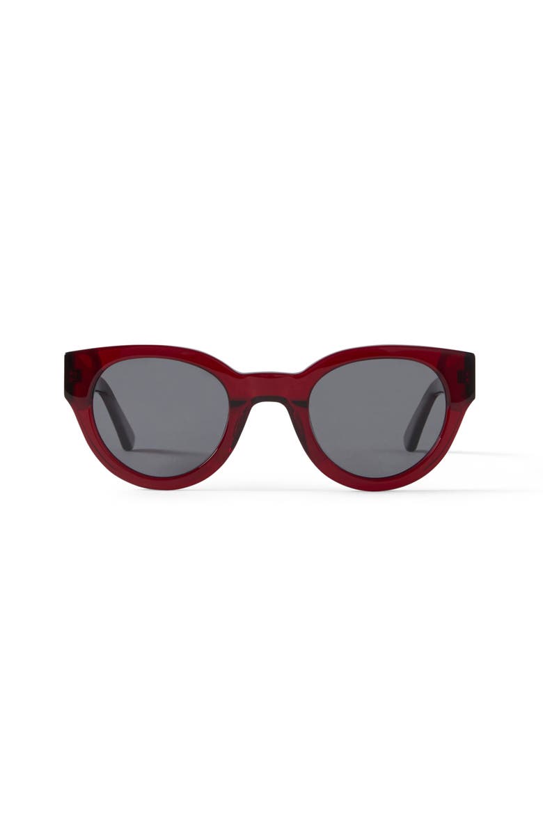 Florence Sunglasses, Main, color, Red / Clear