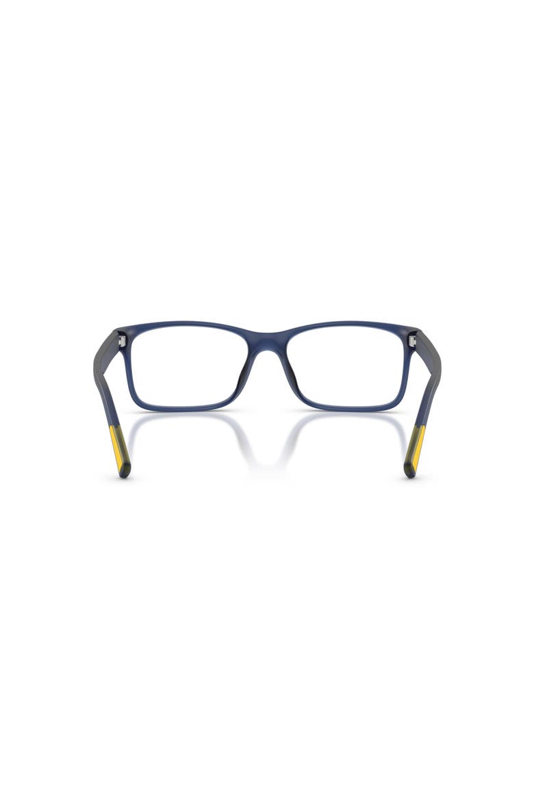 56mm Rectangle optical glasses, Alternate, color, Blue