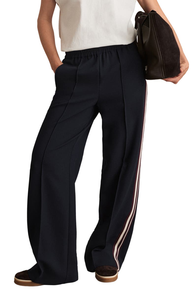 Robyn Side Stripe Pants, Main, color, NAVY