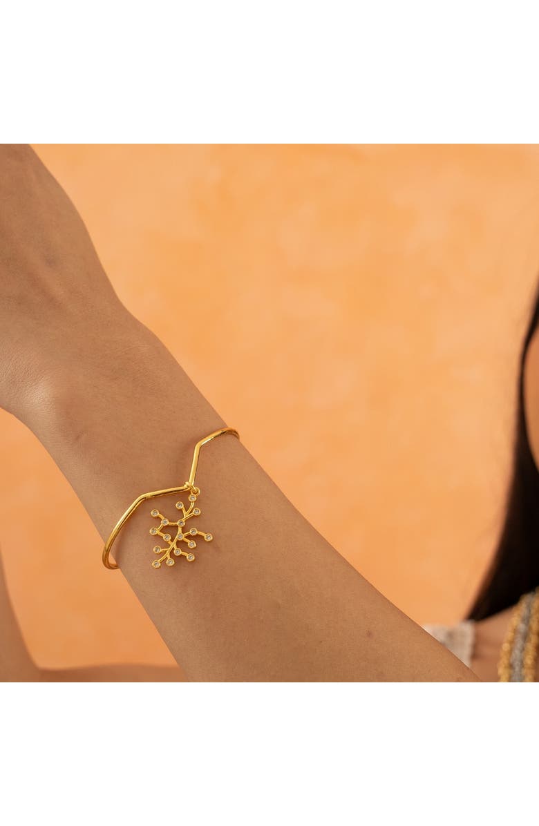 Dhwani Bansal AURO BRACELET, Alternate, color, Gold Plated