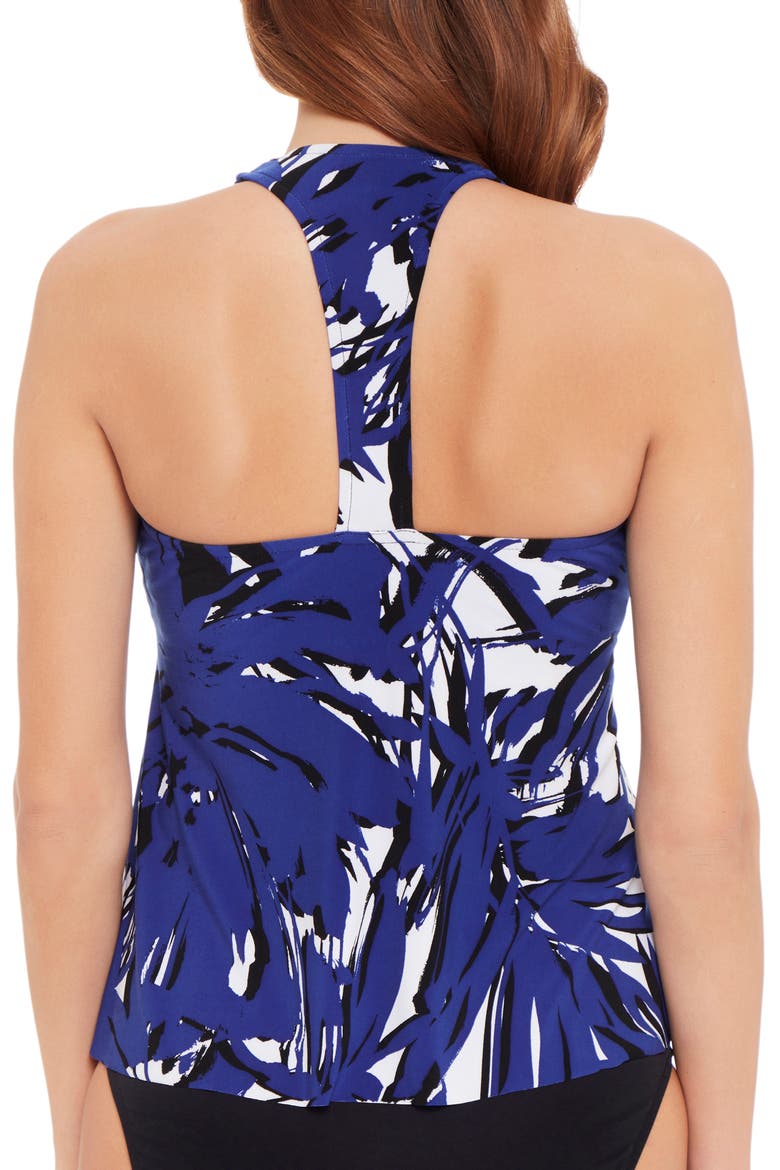 Mirage Taylor Underwire Tankini Top, Alternate, color, BLUE MULTI