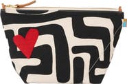 Ubuntu Life XLarge Convertible Pouch with Red Beaded Heart
